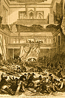 Capitol Disaster drawing from Frank Leslies Illustrated Newspaper, 14 May 1870.