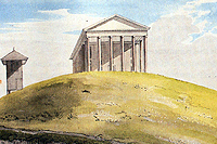 Benjamin Latrobe's 1797 watercolor of the Capitol